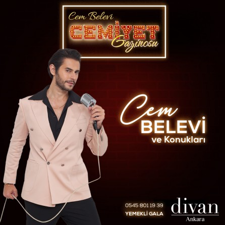 Cem BELEVİ ile Cemiyet Gazinosu Ankara Özel Galası